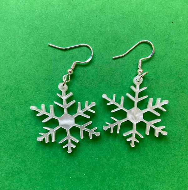Christmas Snowflake earrings