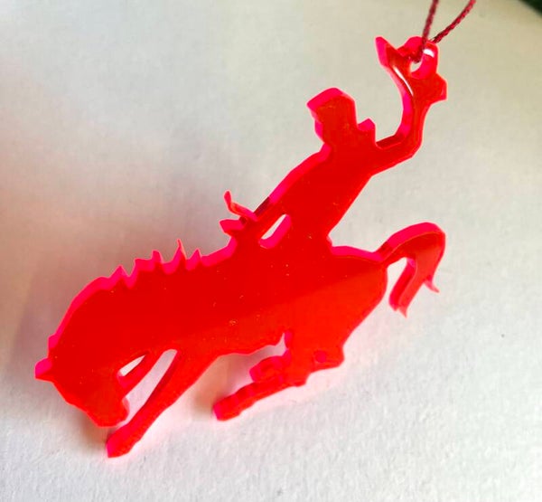 Bucking Bronco Christmas Decoration