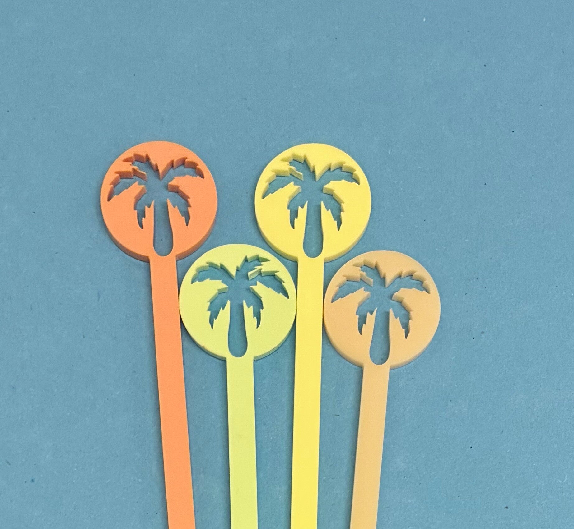 1950’s /retro Palm Tree Cocktail stirrers.