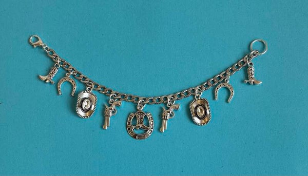 Mixed Charm western Charm Bracelet
