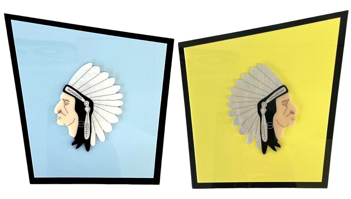 Indian Chief Wall Art Lemon