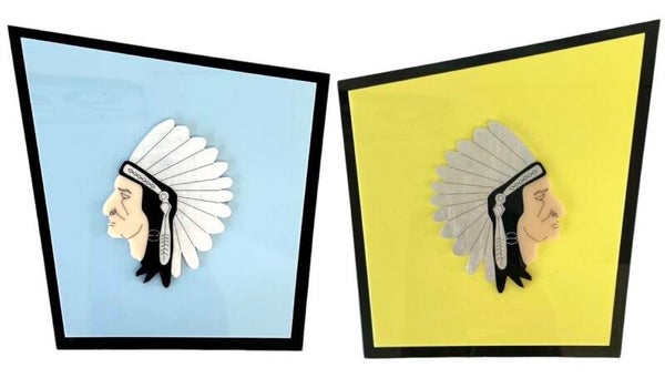 Indian Chief Wall Art Lemon