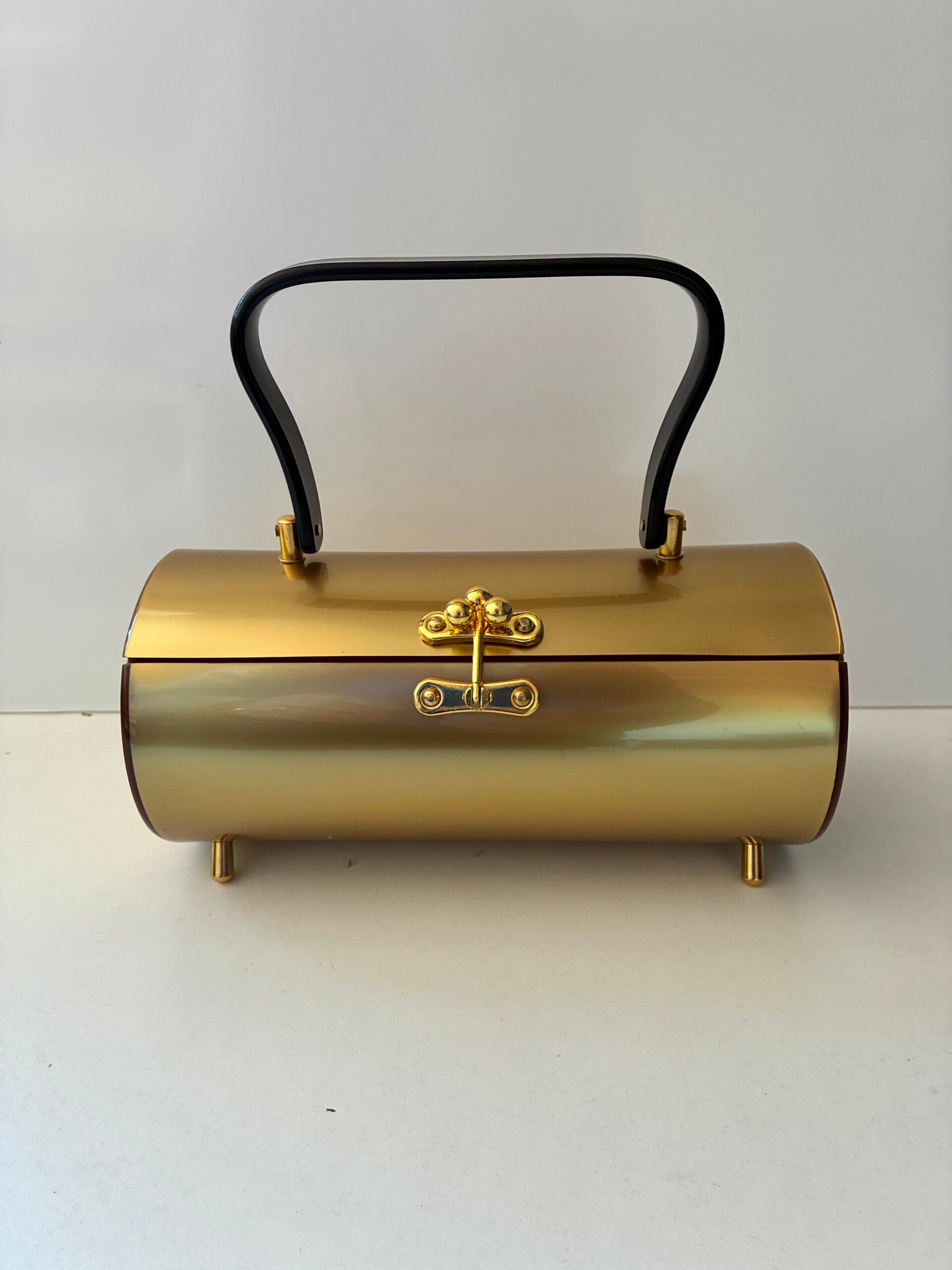 The Manhattan Lucite style bag Gold