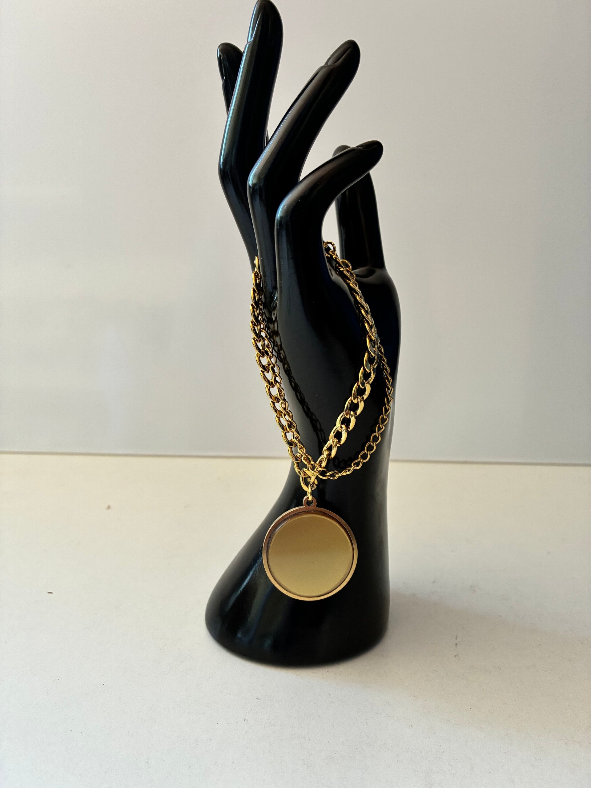 1950’s Large Disc Bracelet Gold