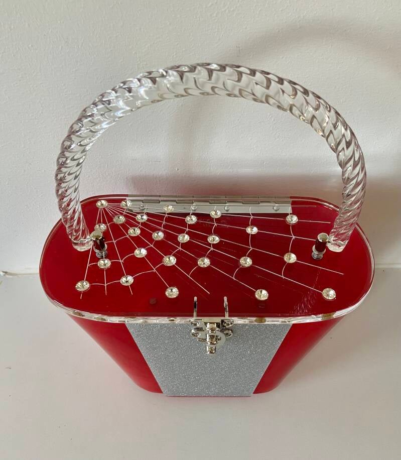 1/4 Spider web with Diamantes