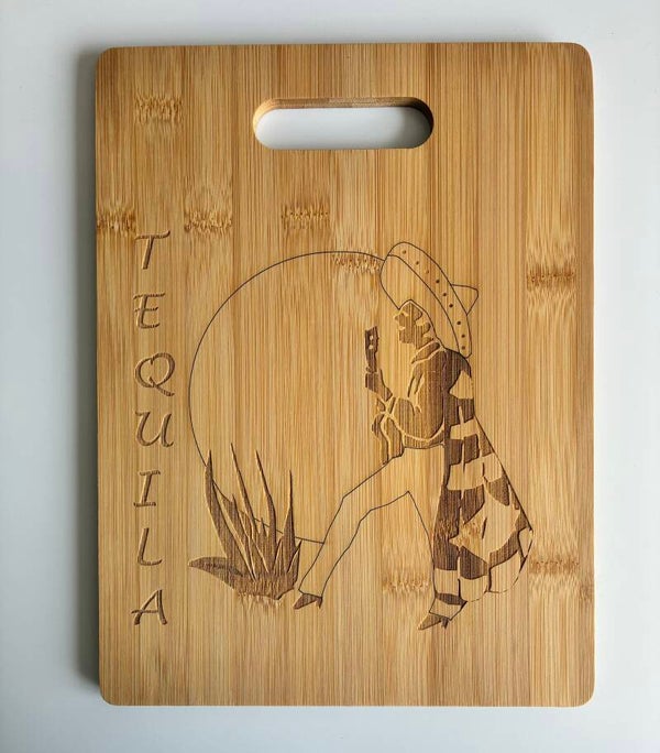 Tequila Mexican Pattern Bamboo Chopping board.