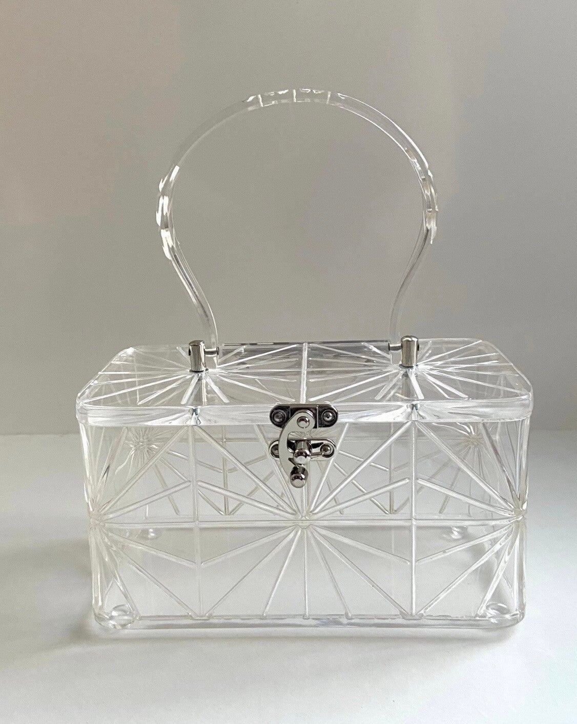 The Hollywood Lucite style handbag/Purse
