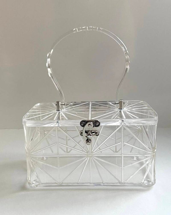The Hollywood Lucite style handbag/Purse