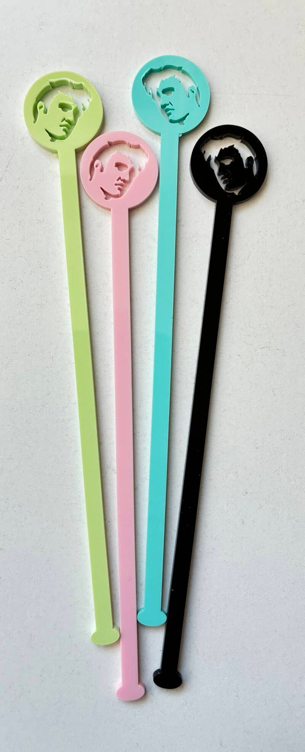 1950’s /retro Elvis Cocktail stirrers.