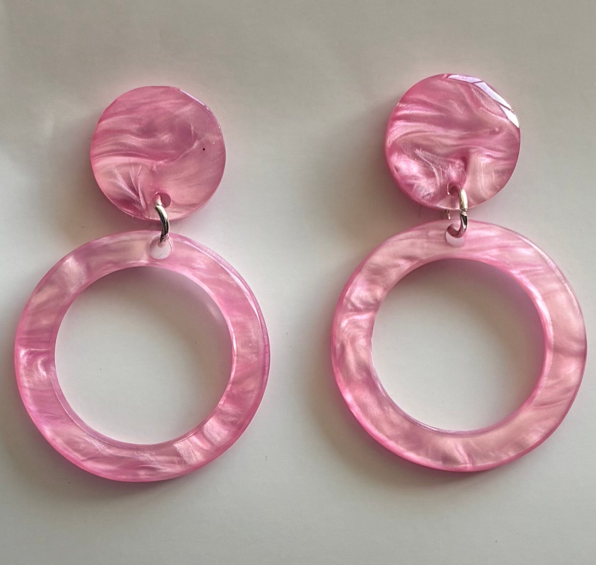 1950’s Marylyn Hoop style earrings matching stud