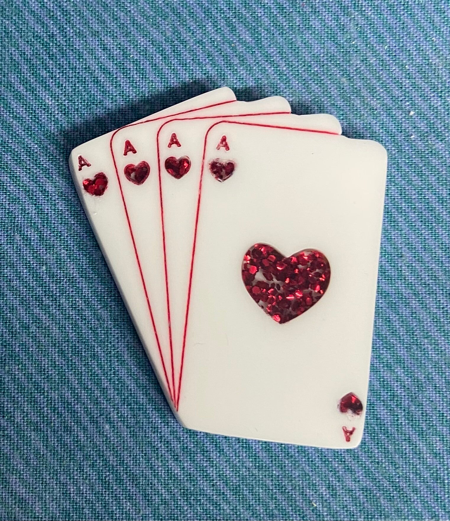 Ace of Hearts Brooch