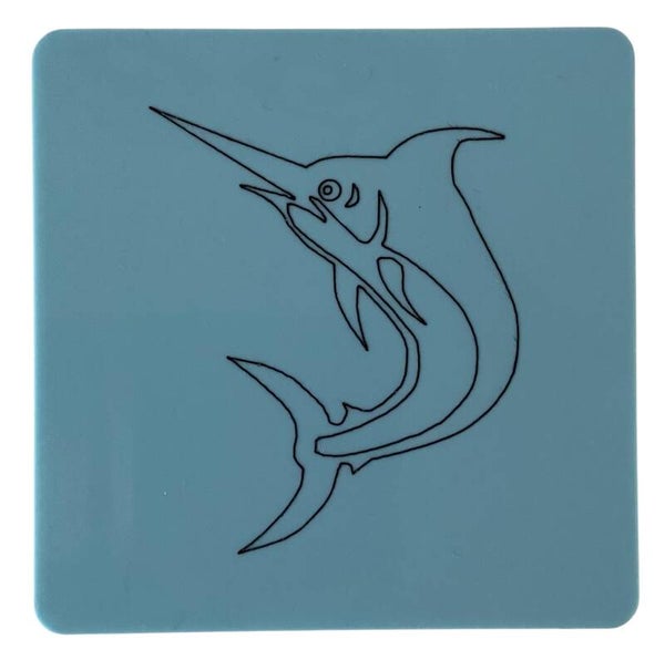 Marlin swordfish patterned Coaster sets