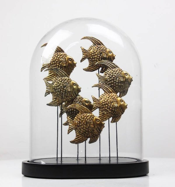 Stolp Resina Fish           ovaal, glas 34H