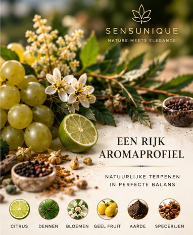 Terpenen en botanische aroma's