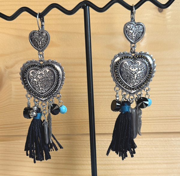 Boucles d'oreilles pendantes