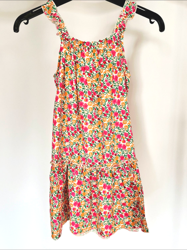 Robe à fleurs fille