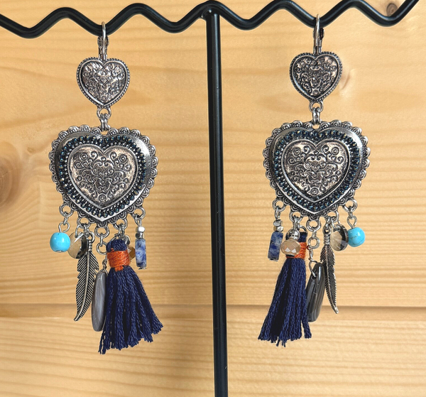 Boucles d'oreilles pendantes