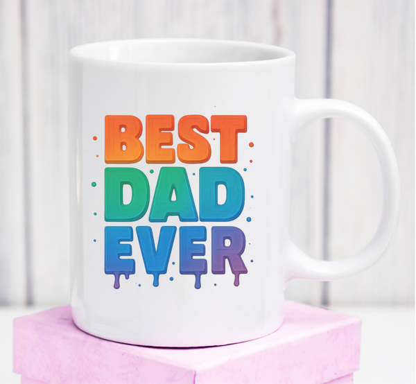 Premium-Tasse „Best Dad Ever“ – Geschenk für den besten Papa