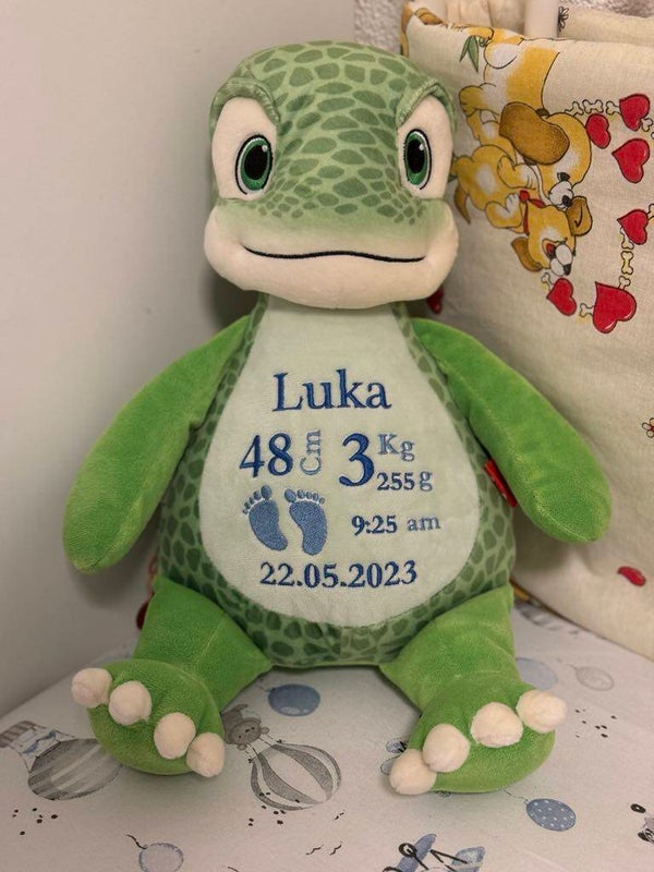 Personalisiertes Geschenk - Kuscheltiere - Cubbies -Signature Dinosaur