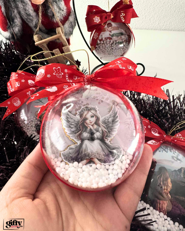 Personalisierte Weihnachtskugel - mit Foto -