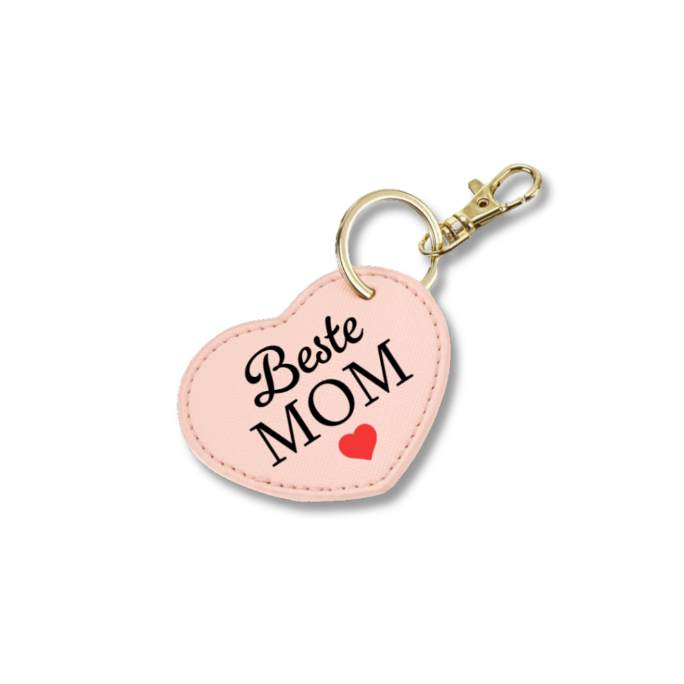Personalisierter Herz Schlüsselanhänger - Beste MOM