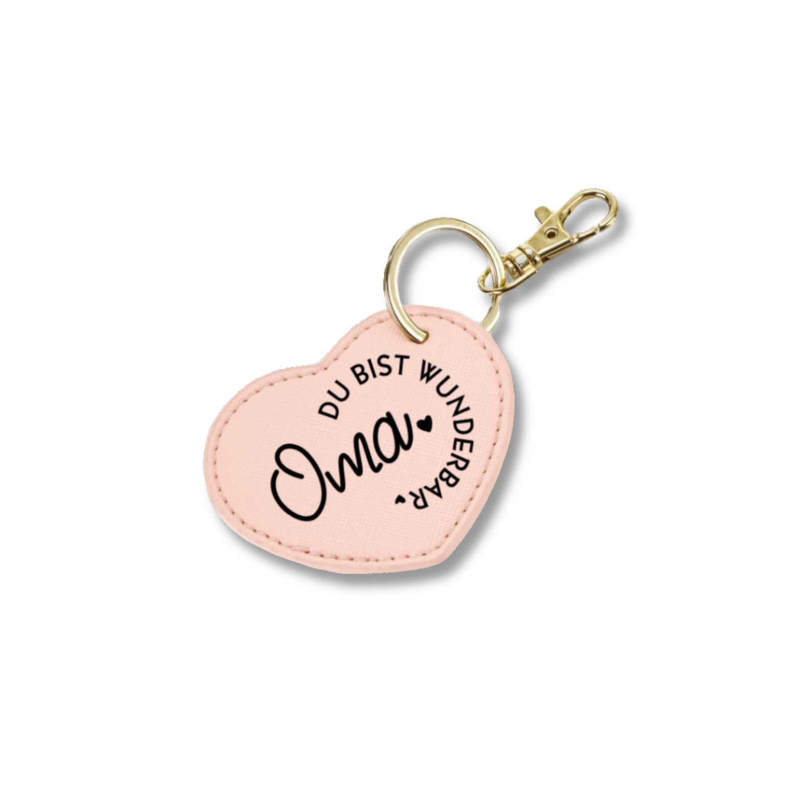 Personalisierter Herz Schlüsselanhänger - Wunderbar Oma
