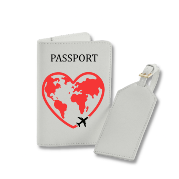 Reisepasshülle + Kofferanhänger 2tlg. 4