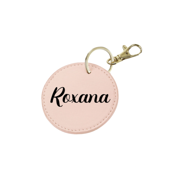 Personalisierter Runder Schlüsselanhänger - mit Namen