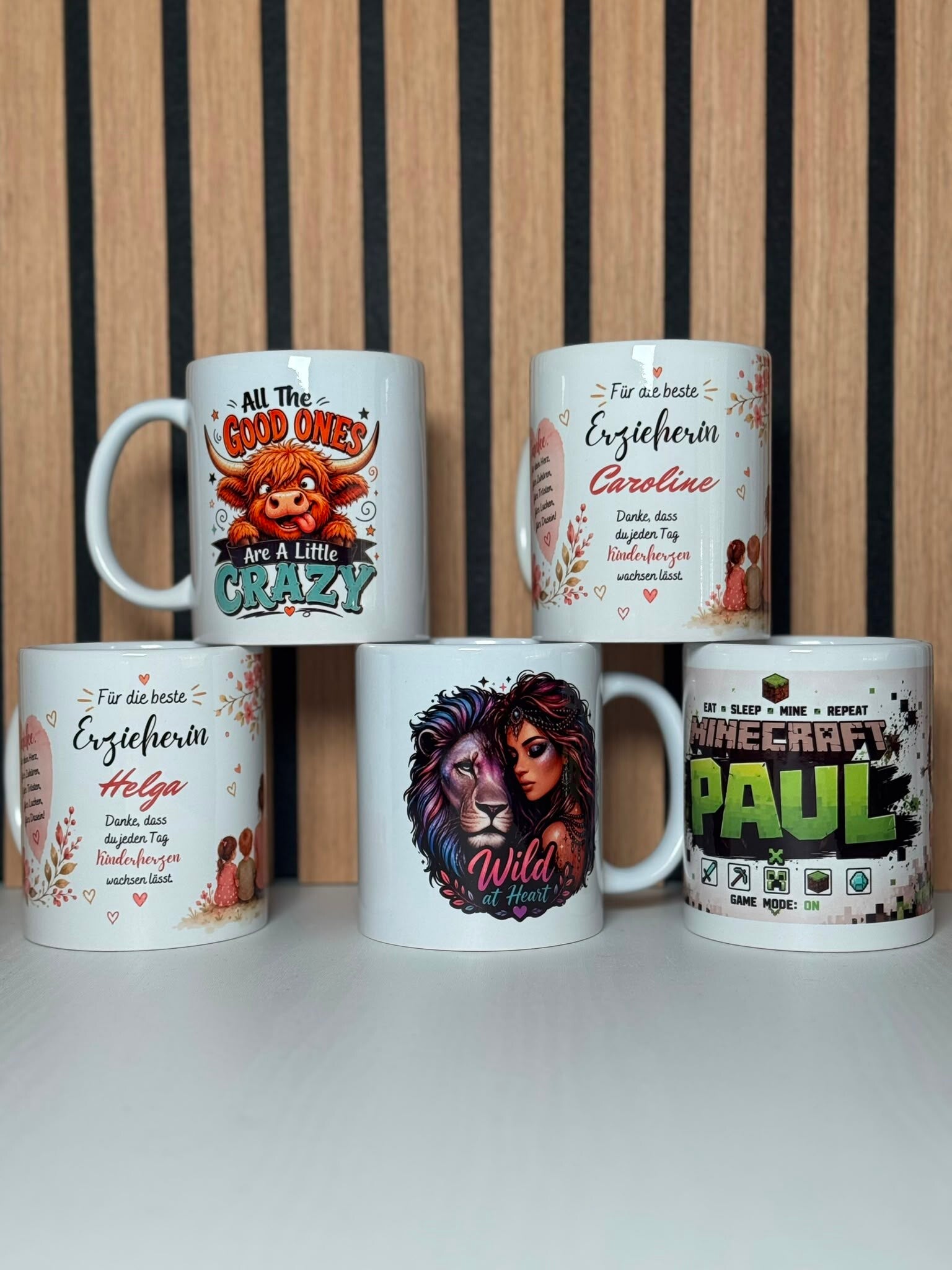 Personalisierte Tassen