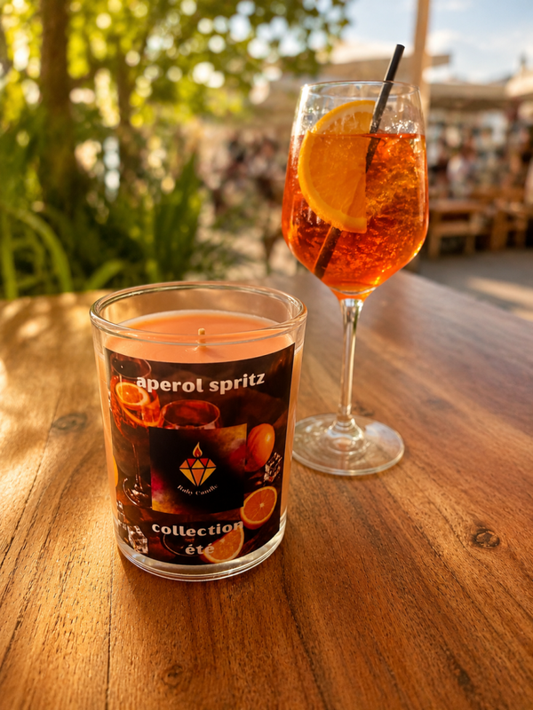 Bougie Aperol spritz