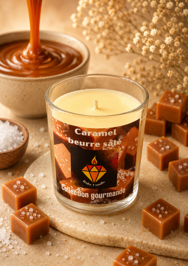 Bougie gourmande Caramel beurre salé