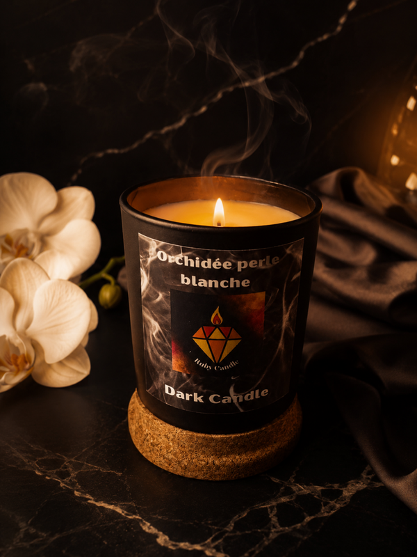 Orchidée perle blanche