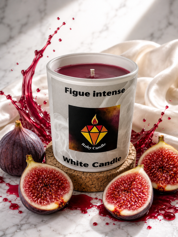 White candle figue intense