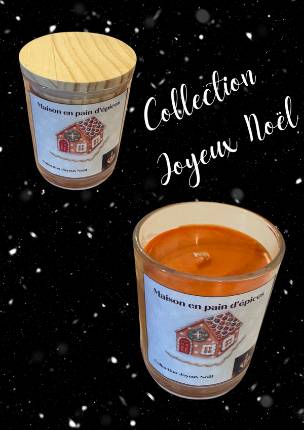 Maison en pain d’épices Joyeux Noël