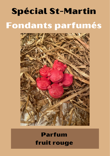 Fondant parfumé fruits rouge