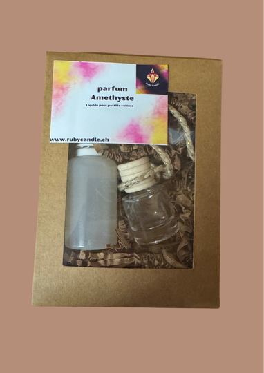 Parfums Améthyste Diffuseur, voiture 30ml diffuseur rond