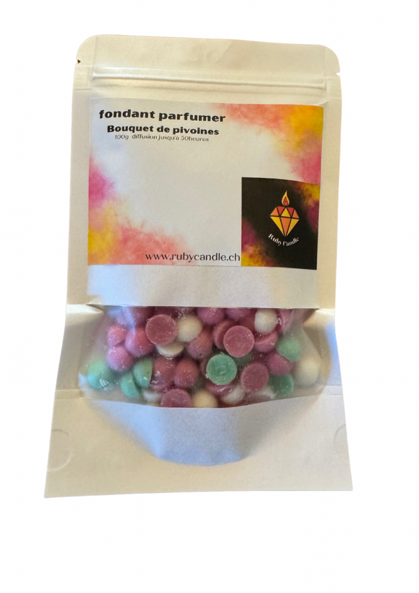 Fondant Bouquet de pivoines