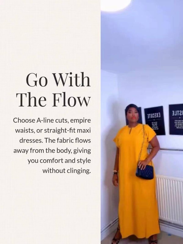 straight-fit maxi dress