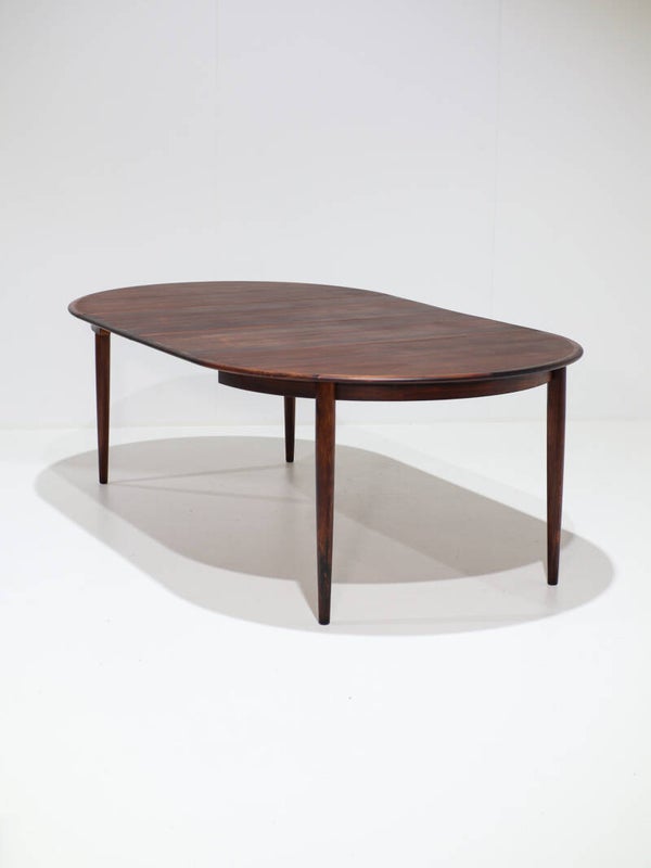 Uitschuifbare eettafel Skovmand & Andersen palissander 1960s