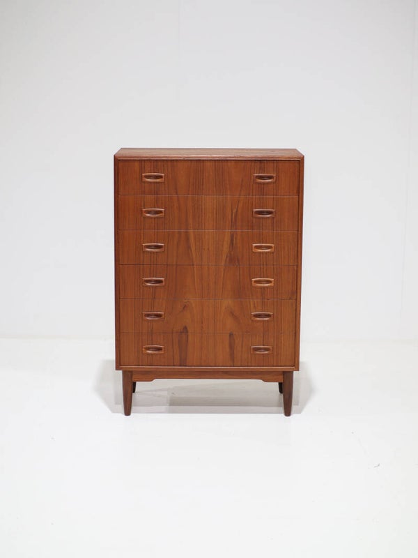 Ladekast teak vintage Deens jaren '60 mid-century
