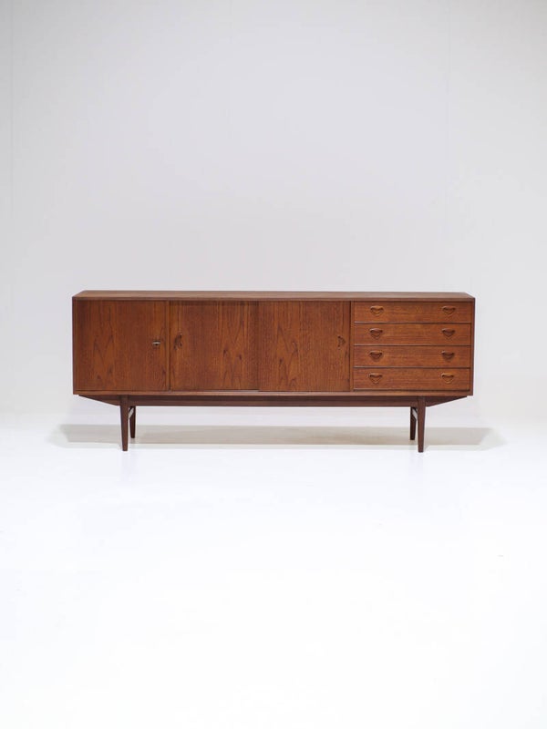 Dressoir lowboard Deens vintage teakhout