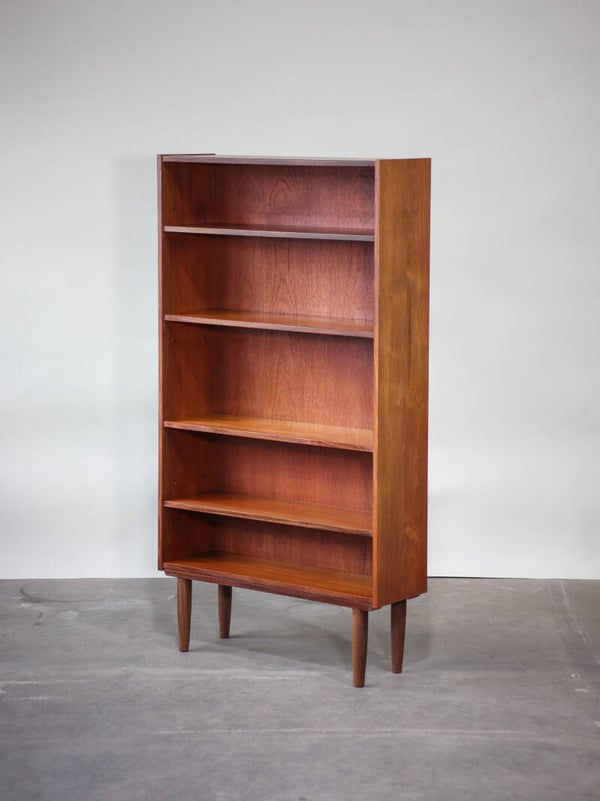 Boekenkast hoog Deens teakhout