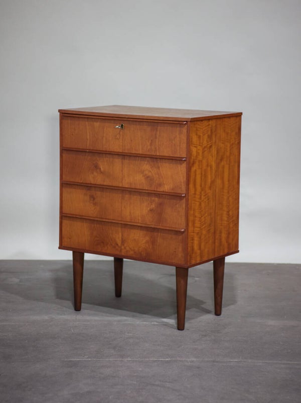 Ladekast Deens midcentury teakhout