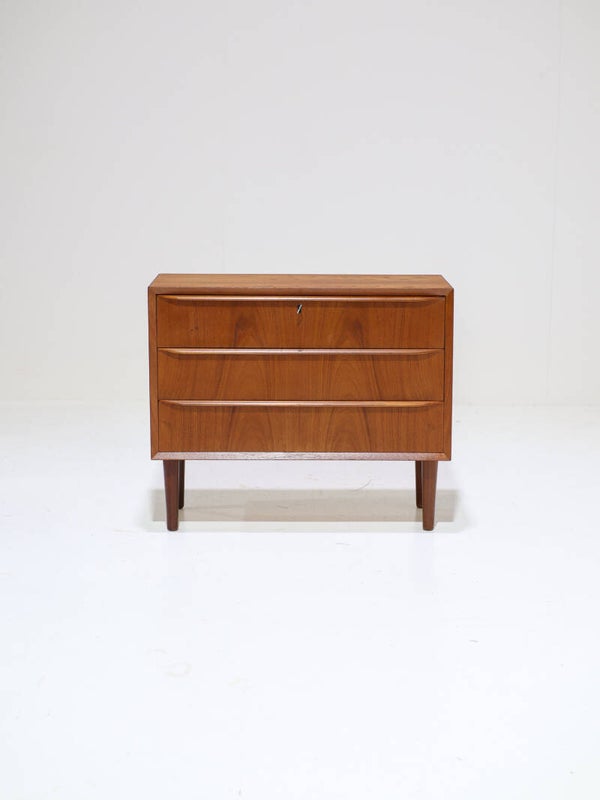 Ladekast teakhout vintage 1960s Deens