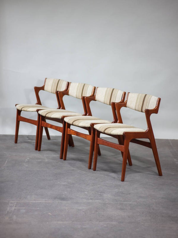 4 Nova eetkamerstoelen elbow Deens design