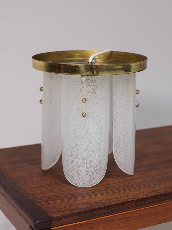 Plafonnière J.T. Kalmar murano ijsglas 1960s
