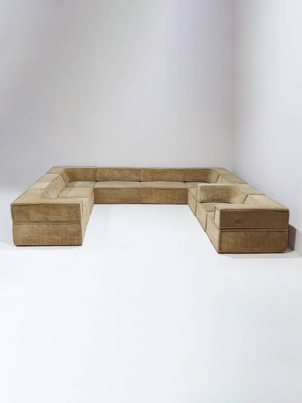 XXL Cor Trio modulaire sofa landscape bank beige geel 1973