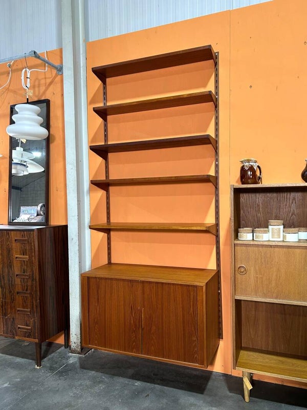 Kai Kristiansen wandsysteem teak Deens vintage 1960s