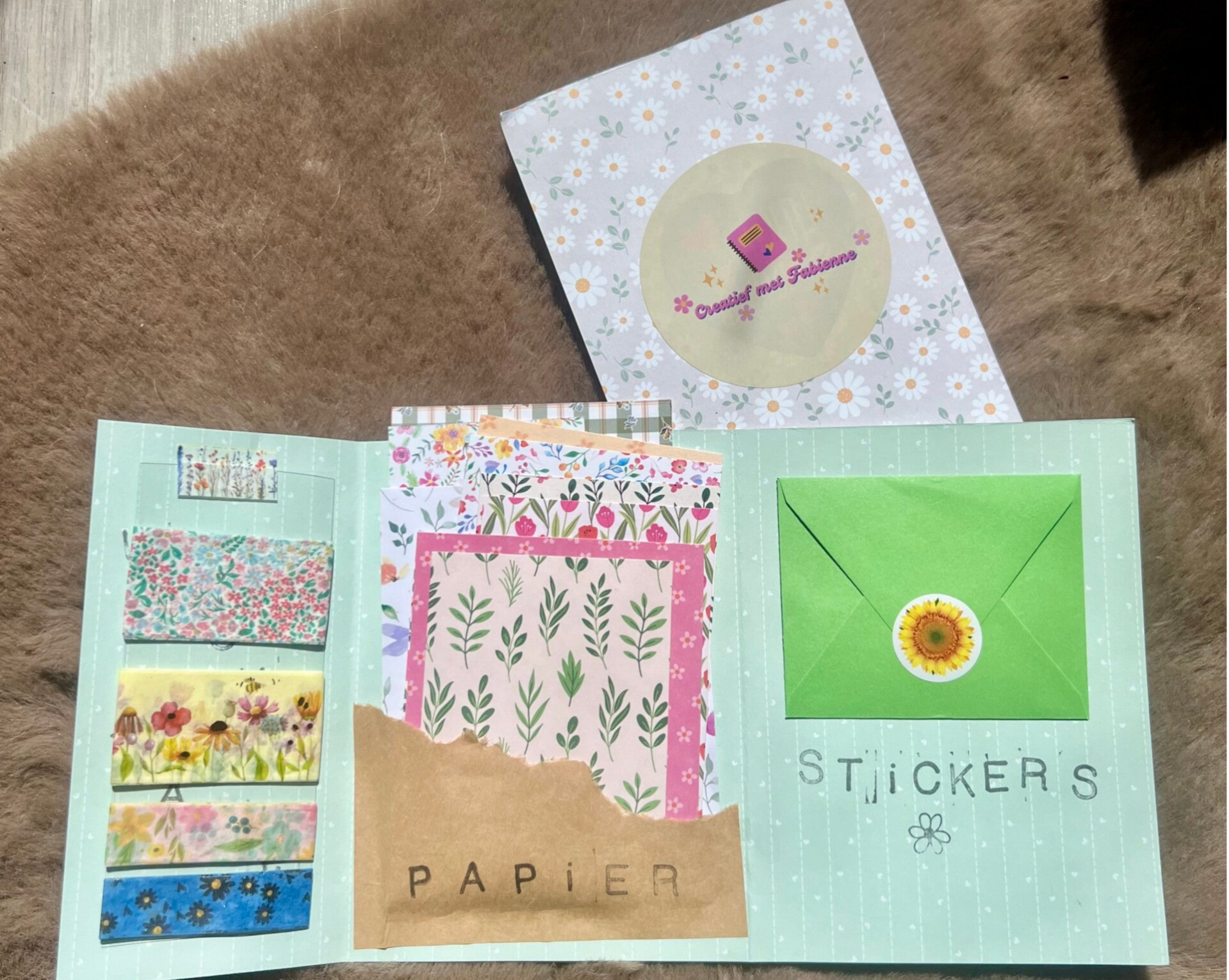 Journal pakketje ‘bloem’