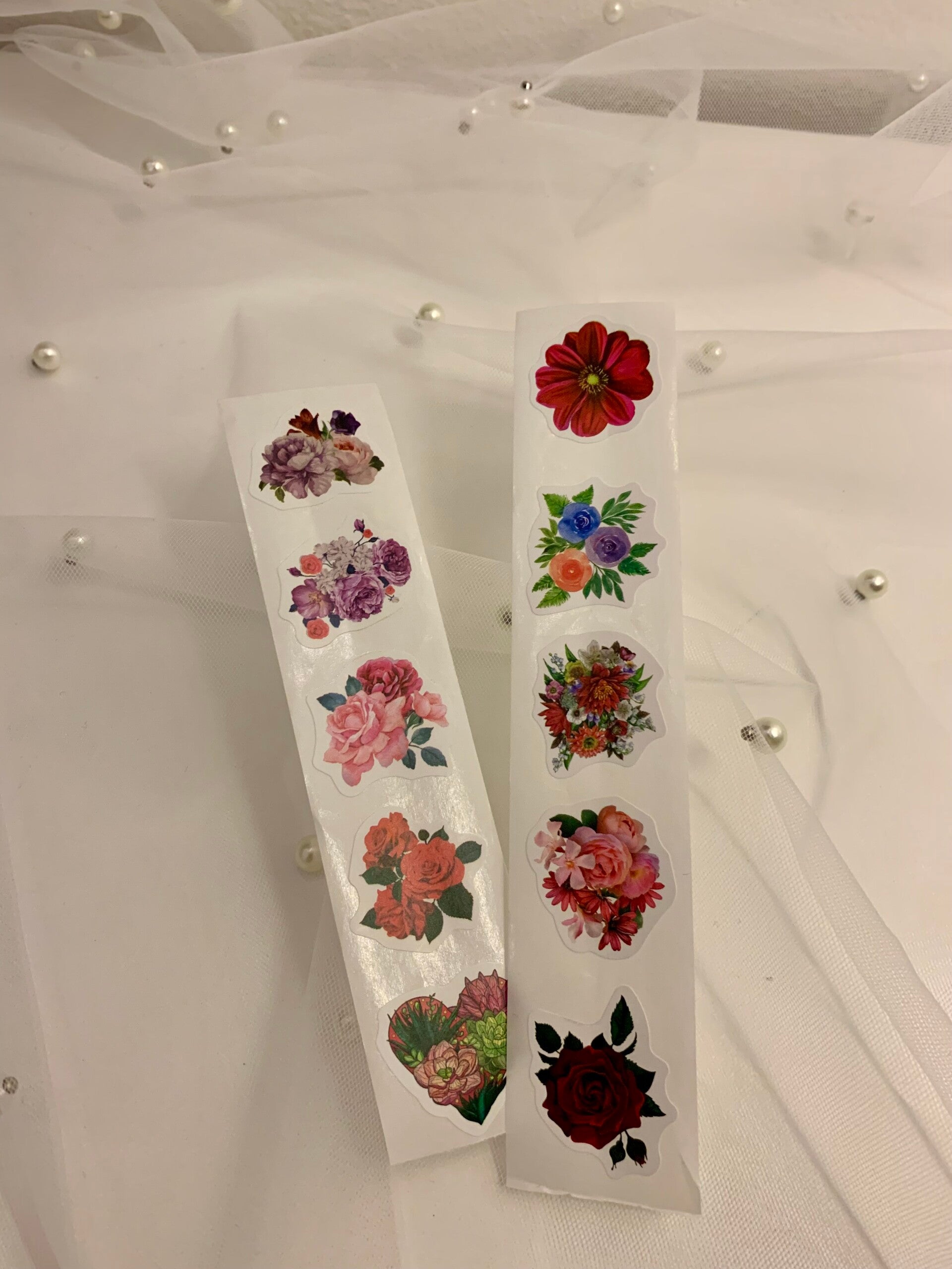 Bloemen stickers